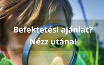 Így dönts egy befektetési lehetőségről