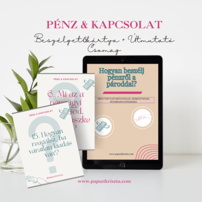 Pénz & Kapcsolat – Beszélgetőkártya + Útmutató